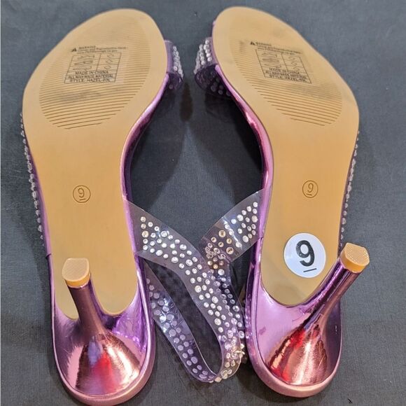 BRAND NEW RAMPAGE WOMEN'S EMBELLISHED MID HEELED SANDALS - Picture 13 of 14